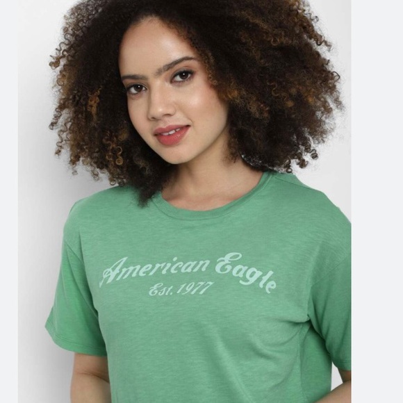 American Eagle Outfitters Graphic Tee Relaxed Boxy Fit Streetwear Size Small - Picture 7 of 8